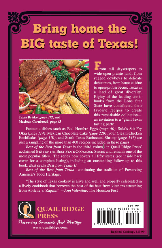 Best of the Best from Texas Cookbook: Selected Recipes from Texas's Favorite Cookbooks